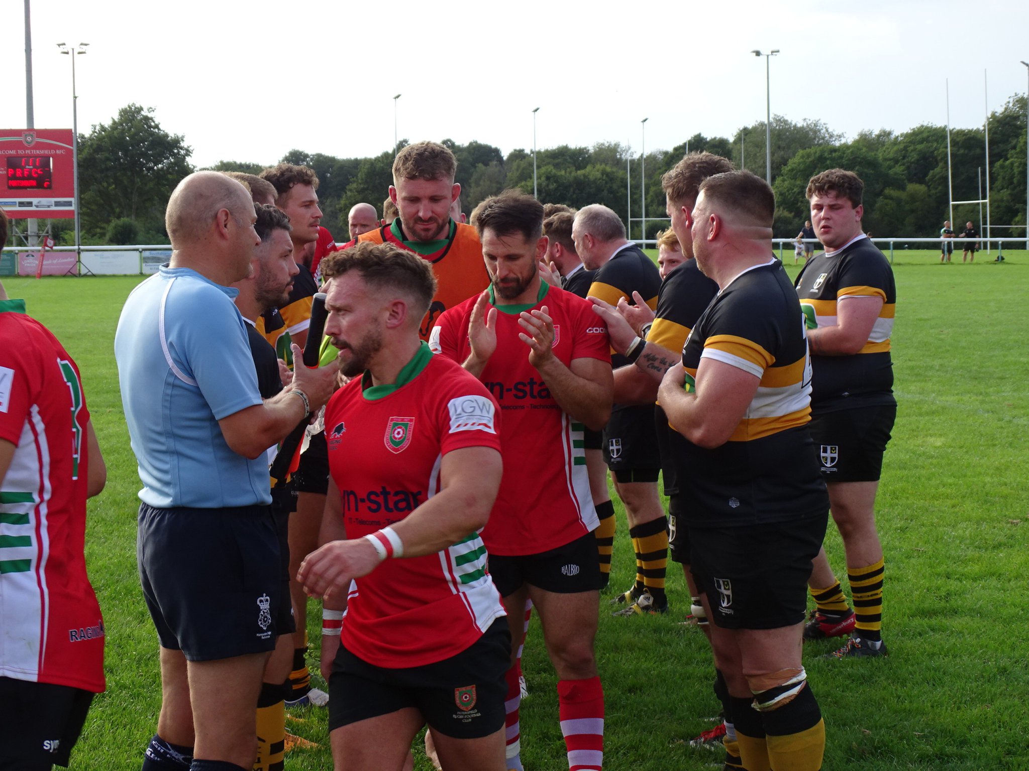 Alex Duffus, Matt McLean and Liam Perkins enjoyed Petersfield’s convincing win