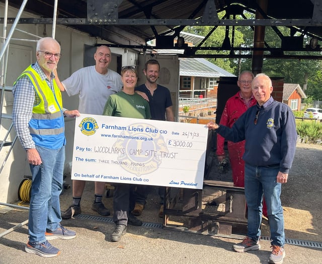 More happy campers at Woodlarks Camp Site thanks to Lions donation