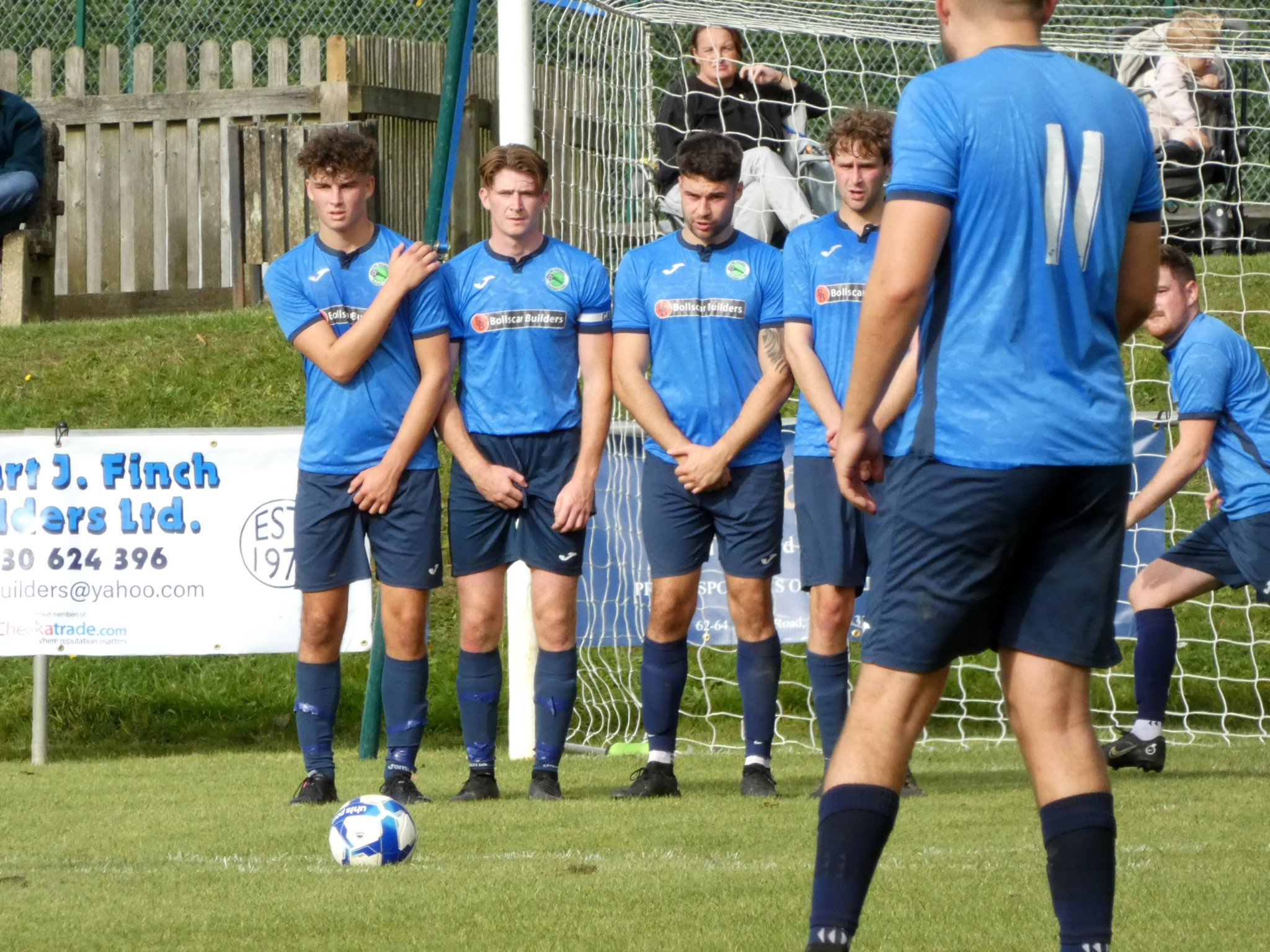 Action from Liss Athletic's 2-0 defeat against Hayling United