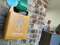 Petersfield accountants has a lifesaver as defibrillator installed