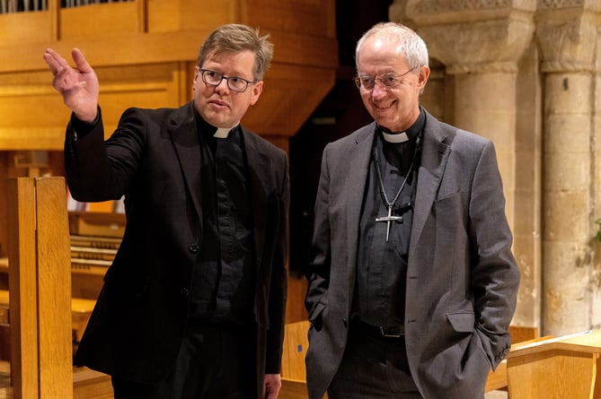 Rev Hughes and Archbishop