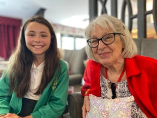 Age just a number for new friends from Liphook school and care home