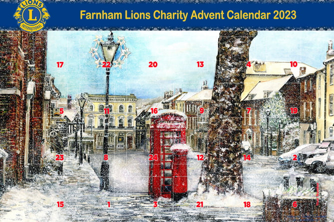 Farnham Lions Charity Advent Calendar 2023