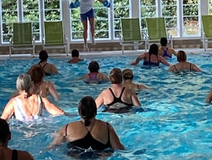 Champneys Forest Mere members make a splash for Midhurst Macmillan