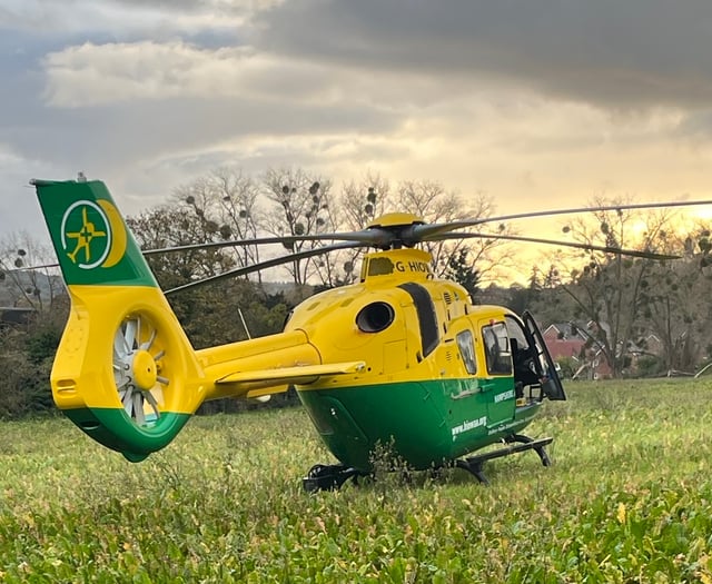 Cause of air ambulance emergency callout at UCA Farnham revealed