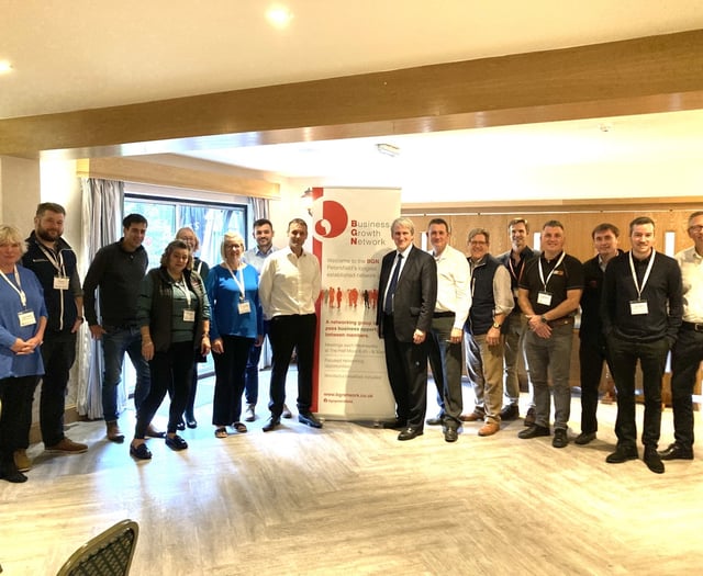 East Hants MP talks business over breakfast with networkers in Sheet