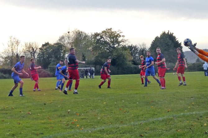 Action from Liss Athletic Reserves' 5-1 win against Paulsgrove Reserves