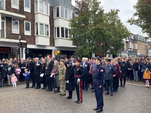 VIDEO: Last Post sounded in Petersfield on Remembrance Sunday service