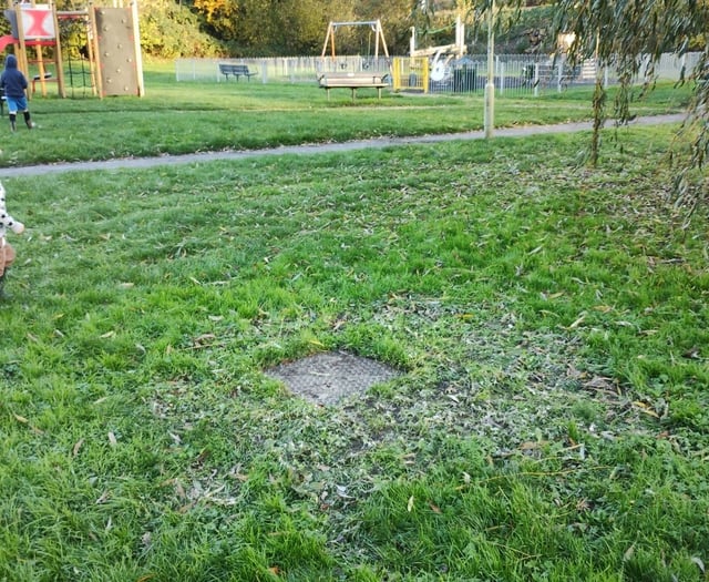 Reporting key as sewage leaks continue at Petersfield play area