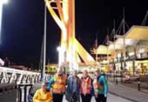 Spinnaker turns orange to highlight violence against women and girls