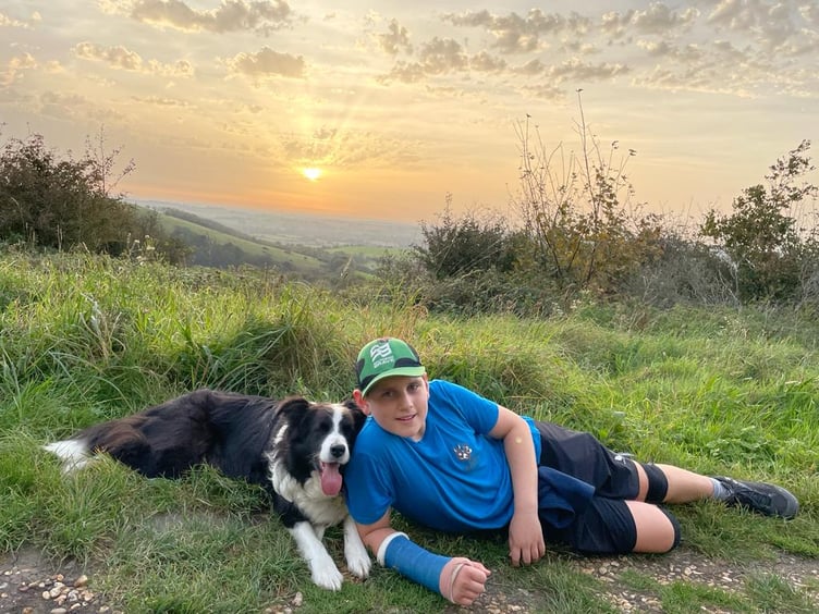 Echo and Archie 100 mile sponsored walk