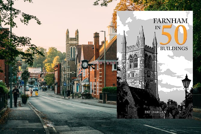 Farnham in 50 Buildings is part of Amberley’s 50 Buildings series and is available widely for £15.99