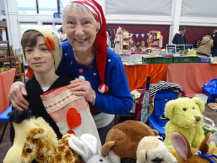 Lots of love for Ukrainian doll maker at Petersfield Christmas market