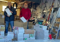 Huge response to Alresford Rotary Club Christmas shoebox appeal