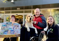 That's just super: Waterlooville ASDA donation to Hounds for Heroes