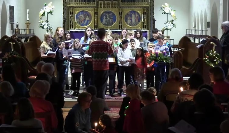 More than 400 people attended Christmas crib services at St Thomas’ and St Martin’s churches