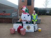 Woolmer Forest Lions thank Lindford pub as appeal raises over £2k