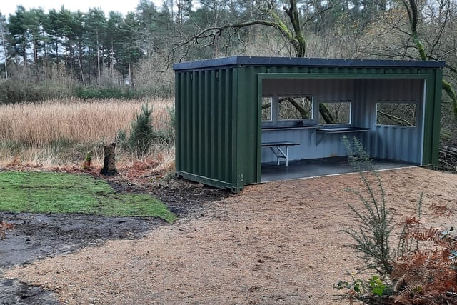 VIDEO: Twitchers flock to Bordon beauty spot to check out new birdhide