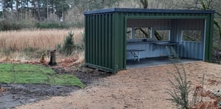 VIDEO: Twitchers flock to Bordon beauty spot to check out new birdhide