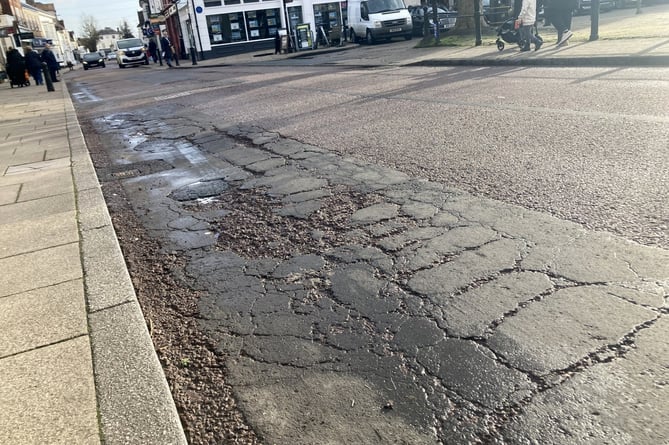 Petersfield's patched up High Street
