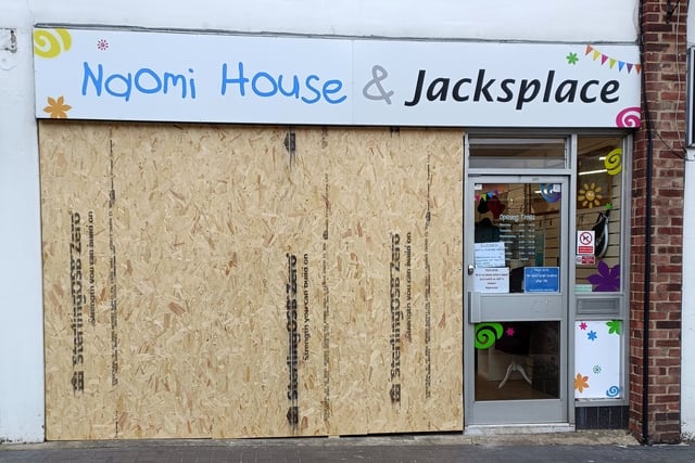 Alton charity shop for children has its window smashed by vandals