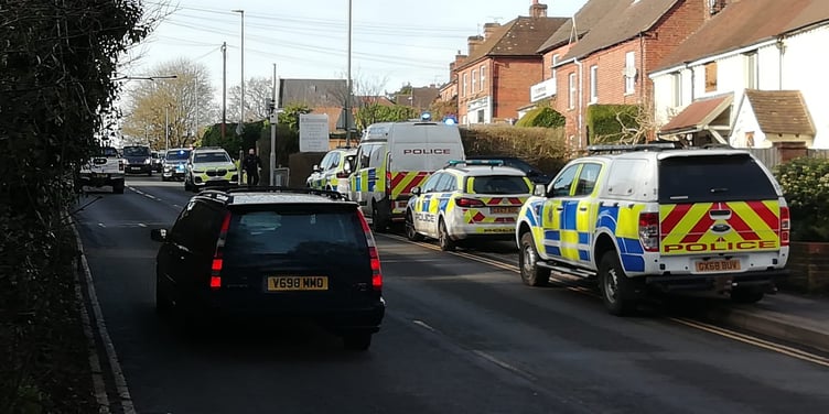 Wey Hill police presence