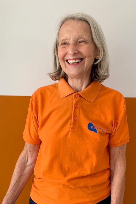 Bobbie the chair exercise instructor