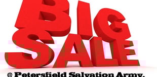 Charity has a big incentive for shoppers this weekend in Petersfield