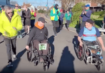 Inspiring Farnham teen completes 10km in a wheelchair alongside Paralympian hero