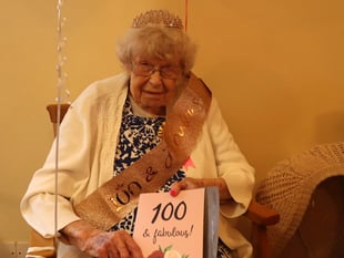 Land Army veteran Hazel Legg celebrates her 100th birthday in Alton