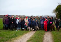 Save Neatham Down campaigners highlight its beauty on nature walk 