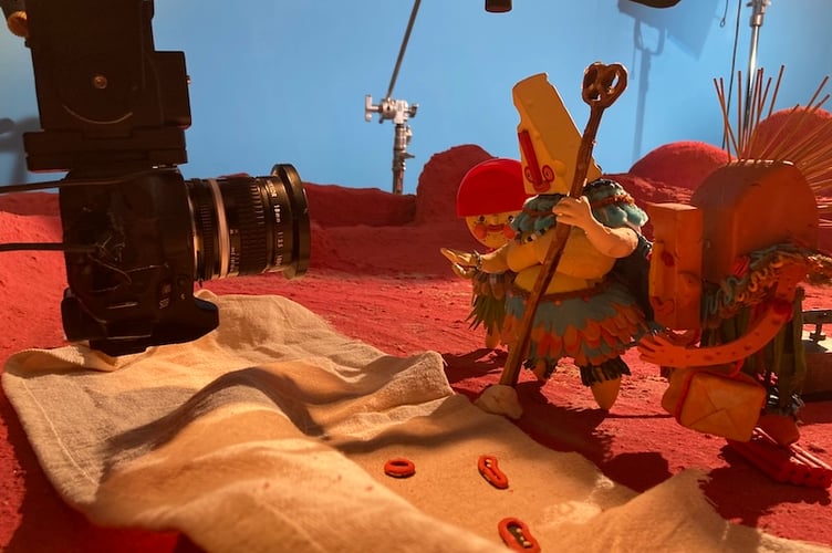 Behind the scenes of UCA Farnham graduate Leto Meade's Death of the Gods