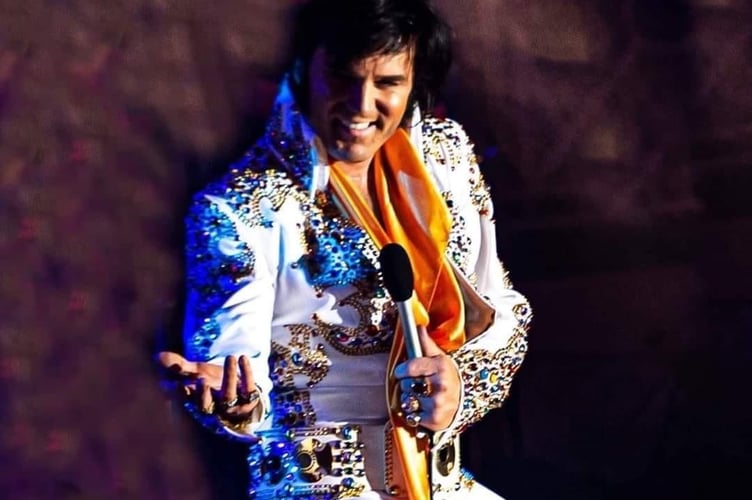 Chris Connor as Elvis Presley.