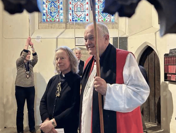The Bishop of Basingstoke conducted a blessing of the bells service at St James Church, East Tisted, on March 2nd 2024.