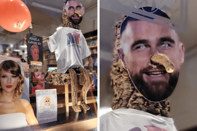 Have you spotted Taylor Swift and 'Stick Man' Travis Kelce in the window of Goldfinch Books in Alton High Street this week?