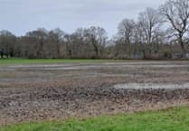 Drainage work hailed as water levels start dropping at flooded Bordon park