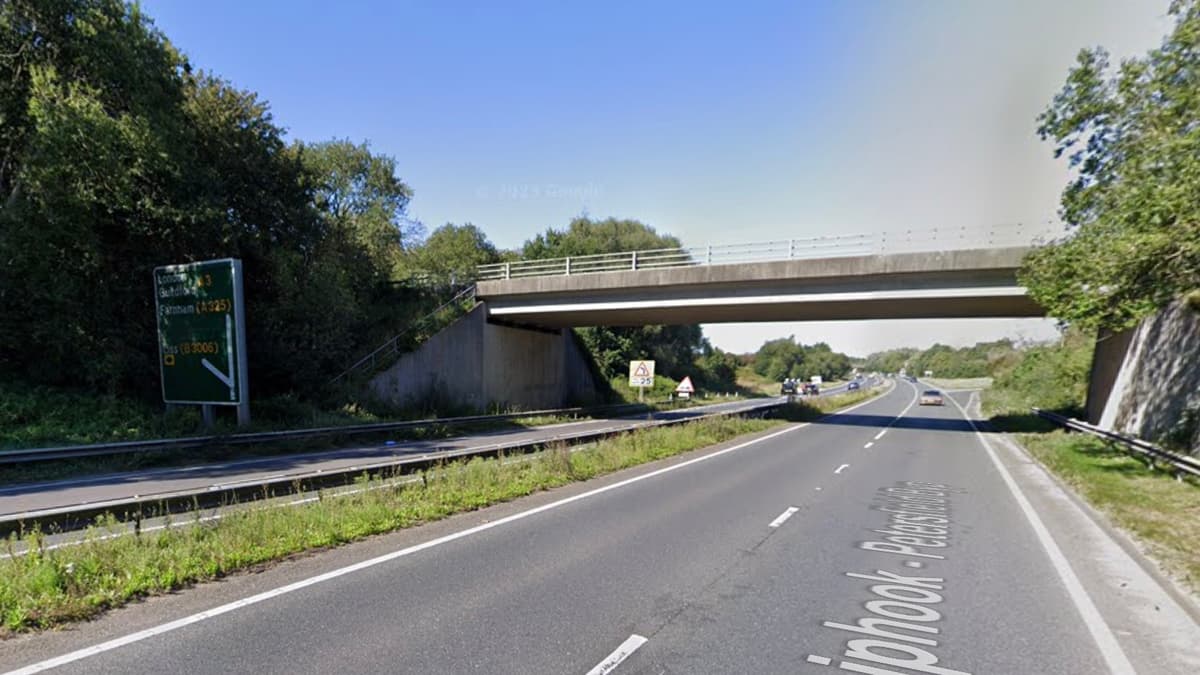 Water relief as flood-affected A3 Liss junction set for drainage work 