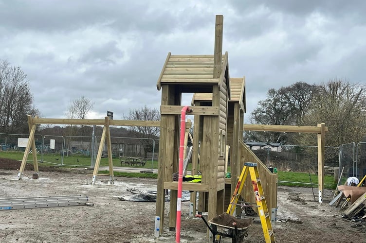 Greatham playground work