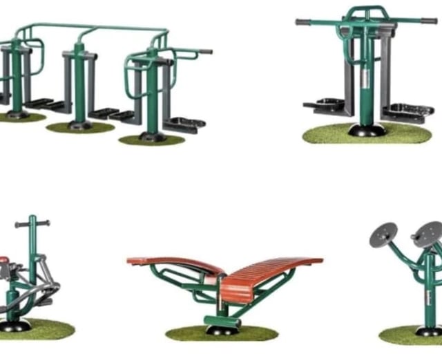 Councillor gave £1,000 for outdoor gym equipment at Headley school