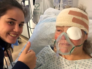 Mum 'lucky' after food poisoning led doctors to discover deadly tumour