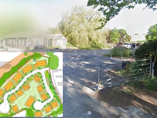 More than 20 homes planned for 'eyesore' nursery site near village