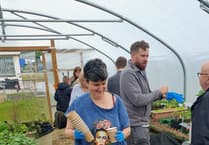 Something for all tastes as Bordon polytunnel hosts cake sale and plant swap