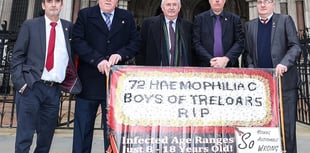 Television documentary on Treloar's infected blood scandal victims