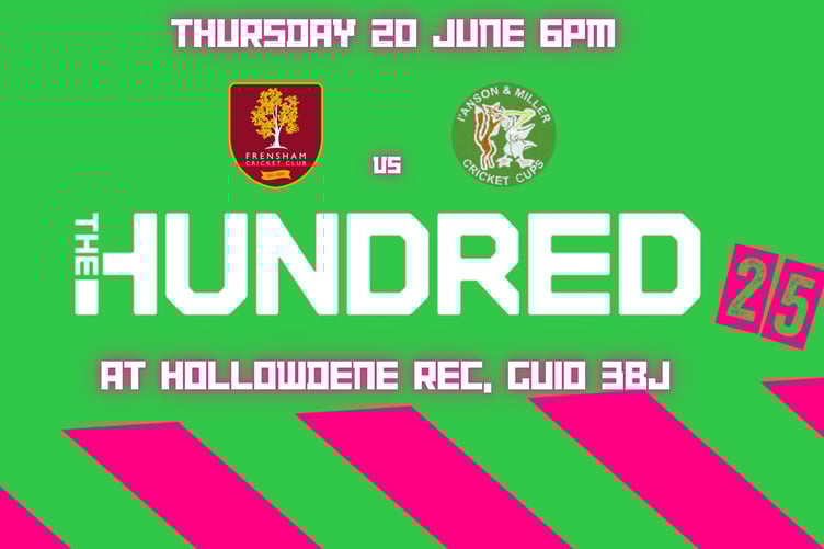 Frensham Cricket Club will play a 125-ball game against the I'Anson Representative XI to mark the club's 125th anniversary