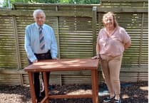 Shed load of determination as handy duo help out Bordon home