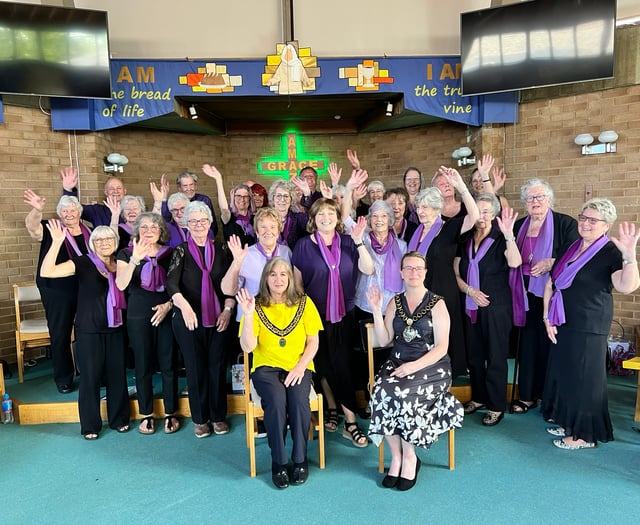 Praise for choir as concert raises £450 for wellbeing charity