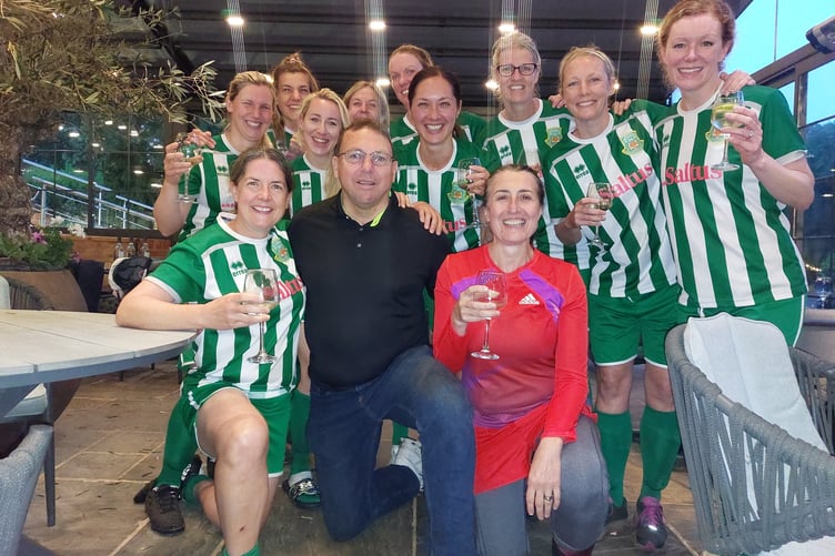 Mark Taylor coached Bourne Blades to the league title