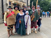 Battle lines re-drawn centuries on as re-enactors march on Cheriton 