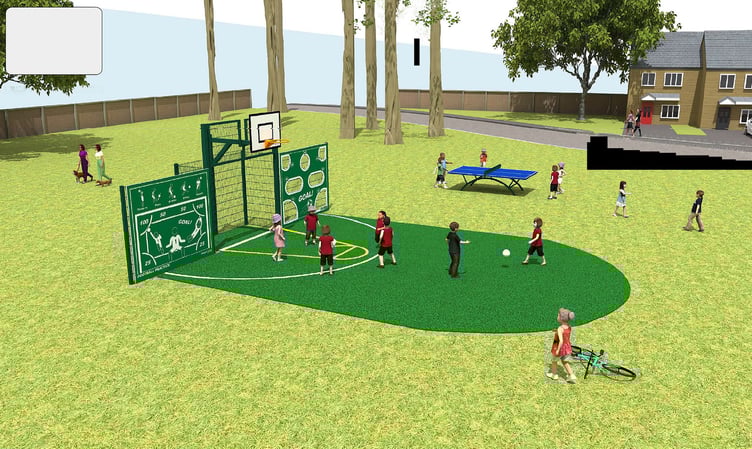 Cypress Road Whitehill play area scheme