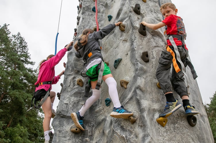Whitehill Bordon Community Day Climbing Wall